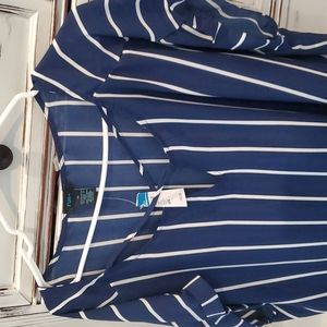 Short sleeve navy shirt